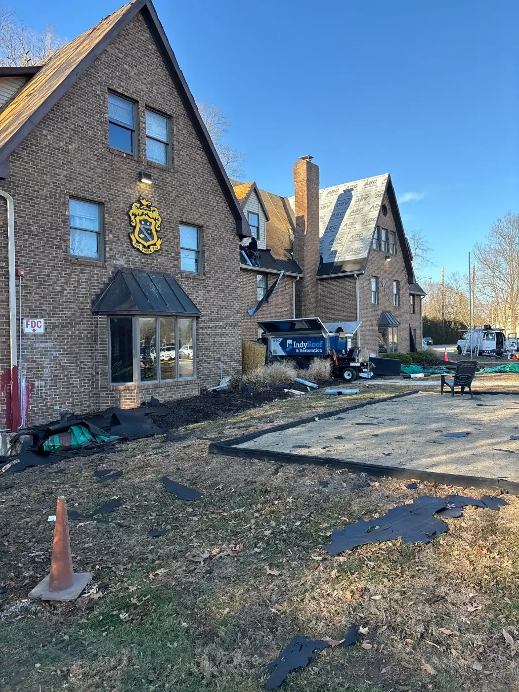 Commercial roof inspection documented in Carthage