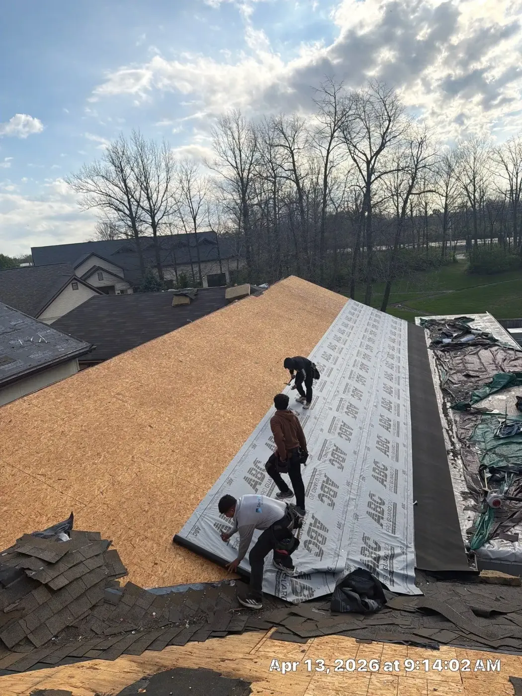 Commercial roof inspection documented in Carthage